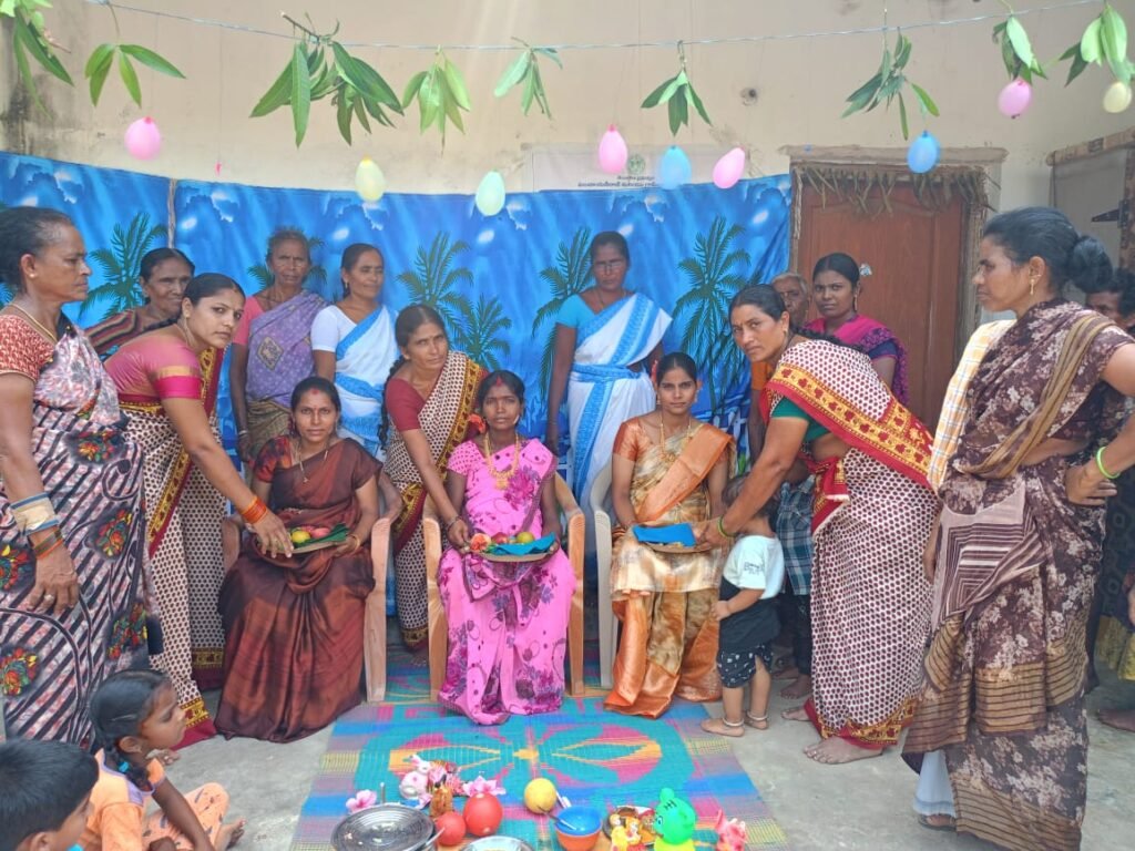 Nutrition Month celebrations in Anganwadi centers of Bhadradri Kothagudem